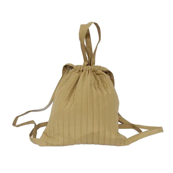 Recycle polyester (RPET) quilting drawstring backpacks